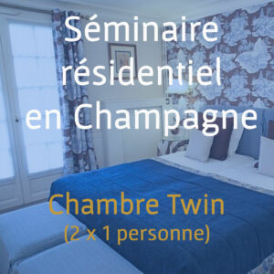 Séminaire en chambre Twin - Acompte Membre