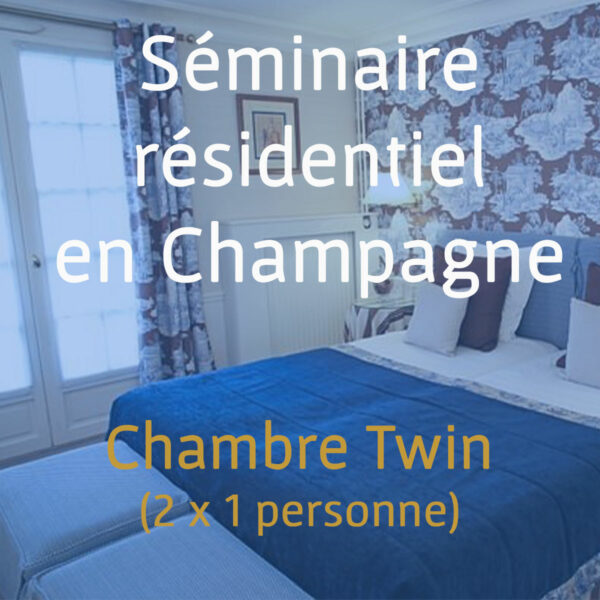 Séminaire en chambre Twin - Acompte Membre